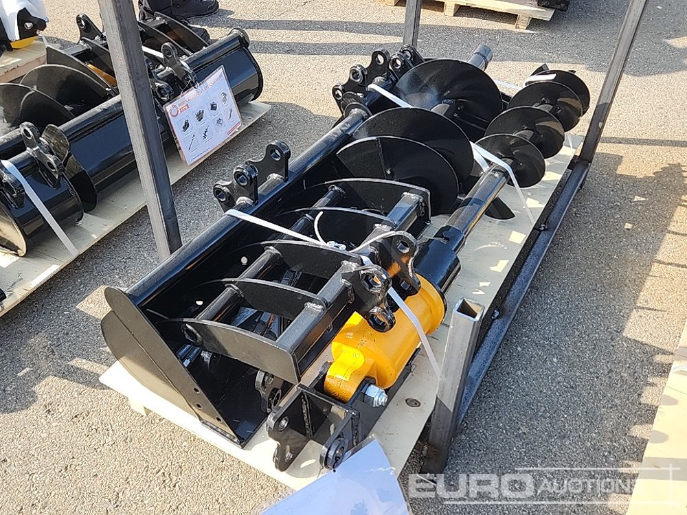 Unused 2025 Captok QTY (8 of) Rake, Ripper, Graber,12" Auger, 16" Auger, 8" Narrow bucket, 24" Bucekt, 32" Bucket To Suit Excavator - Attachment for Excavator: picture 5 Unused 2025 Captok QTY (8 of) Rake, Ripper, Graber,12" Auger, 16" Auger, 8" Narrow bucket, 24" Bucekt, 32" Bucket To Suit Excavator - Attachment for Excavator: picture 5