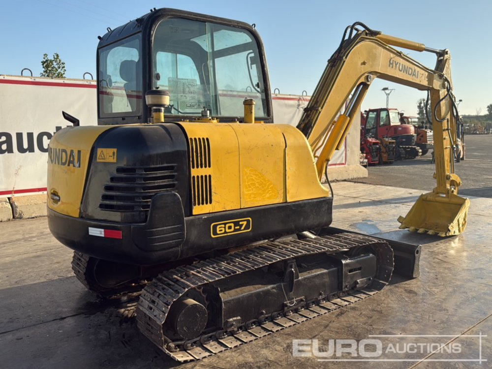 Hyundai R60-7 - Mini excavator: picture 5 Hyundai R60-7 - Mini excavator: picture 5