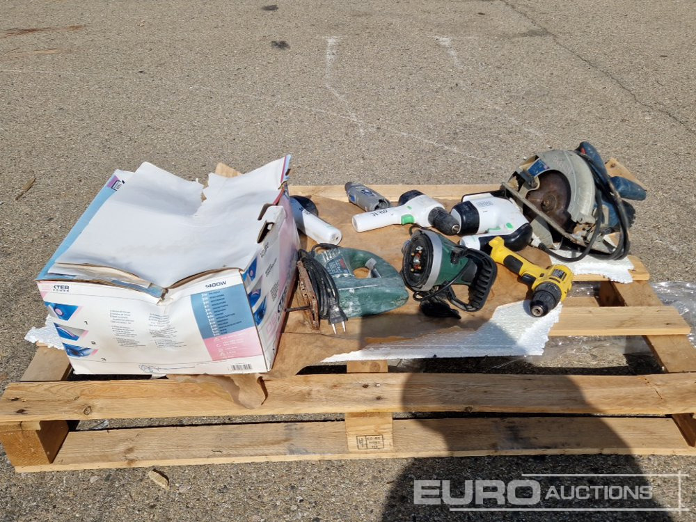 Pallet of Various Power Tools - Construction equipment: picture 2 Pallet of Various Power Tools - Construction equipment: picture 2