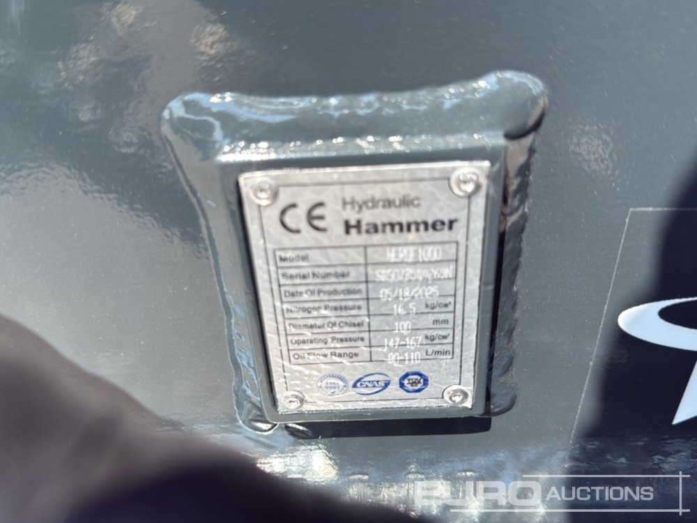 Unused 2025 Sailing 100 - Hydraulic hammer: picture 5 Unused 2025 Sailing 100 - Hydraulic hammer: picture 5