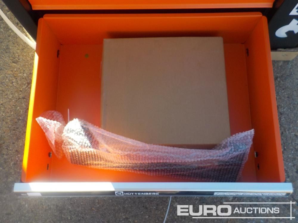 Workshop equipment Unused Huttenberg Tools Trolley, 220Pcs, Complete with Tools, 6 Drawers  / Carro Porta Herramientas Completo, 6 Cajones: picture 12
