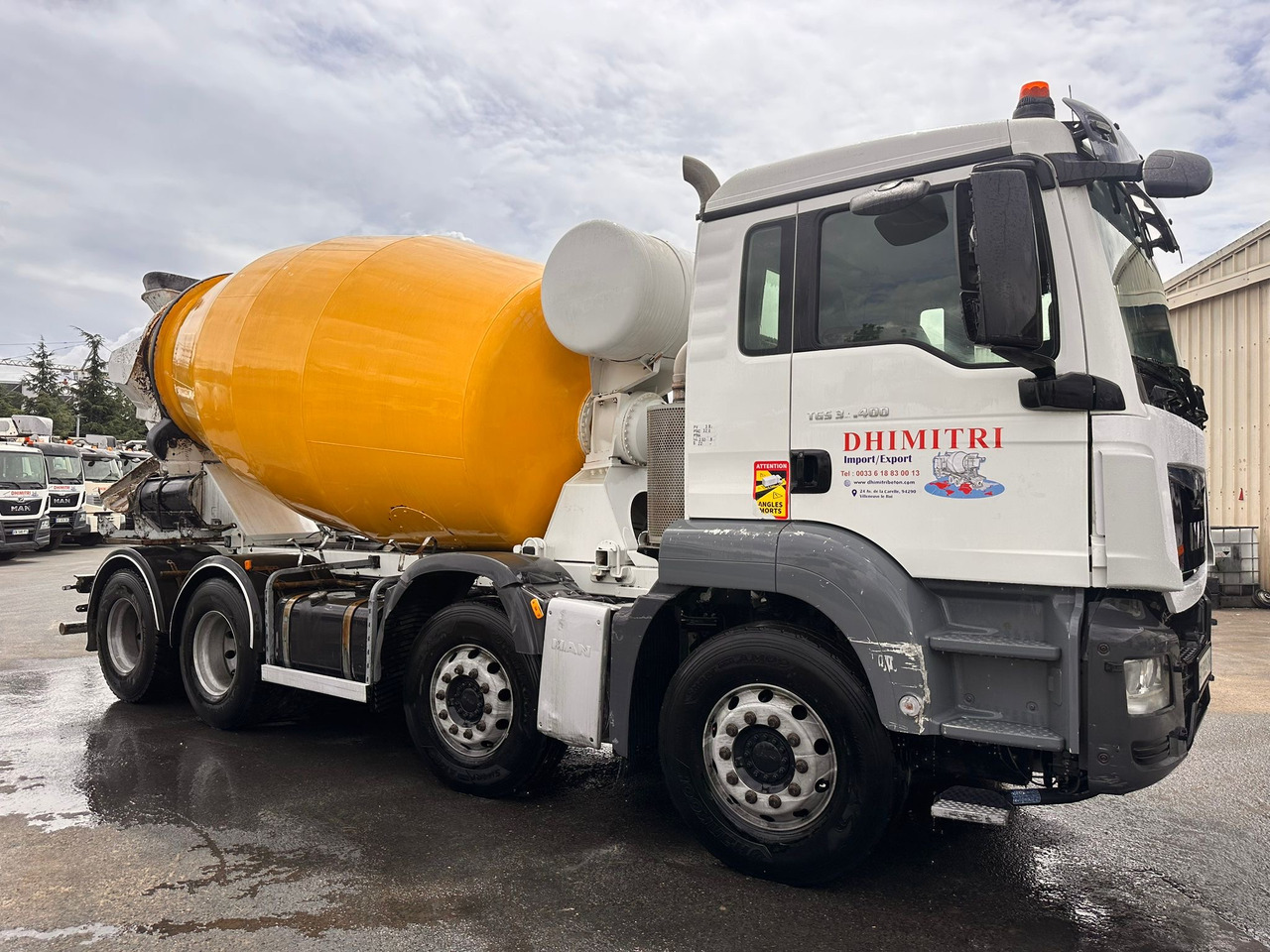 Camion béton MAN TGS 32.400 DY-502-CV - Concrete mixer truck: picture 3 Camion béton MAN TGS 32.400 DY-502-CV - Concrete mixer truck: picture 3