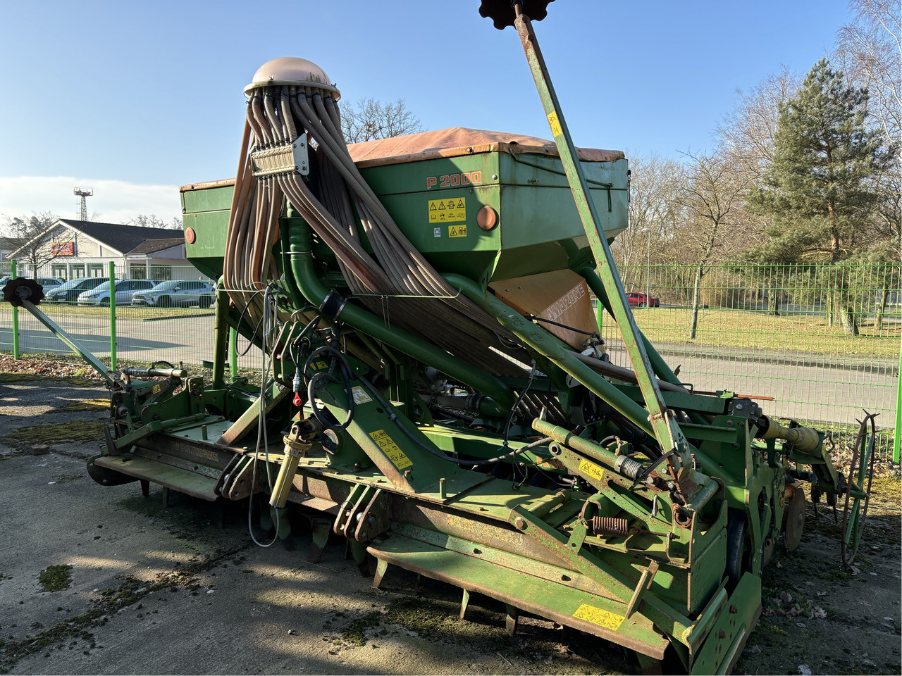 Amazone AD-P Super 4m auf KG 405 - Seed drill: picture 1 Amazone AD-P Super 4m auf KG 405 - Seed drill: picture 1