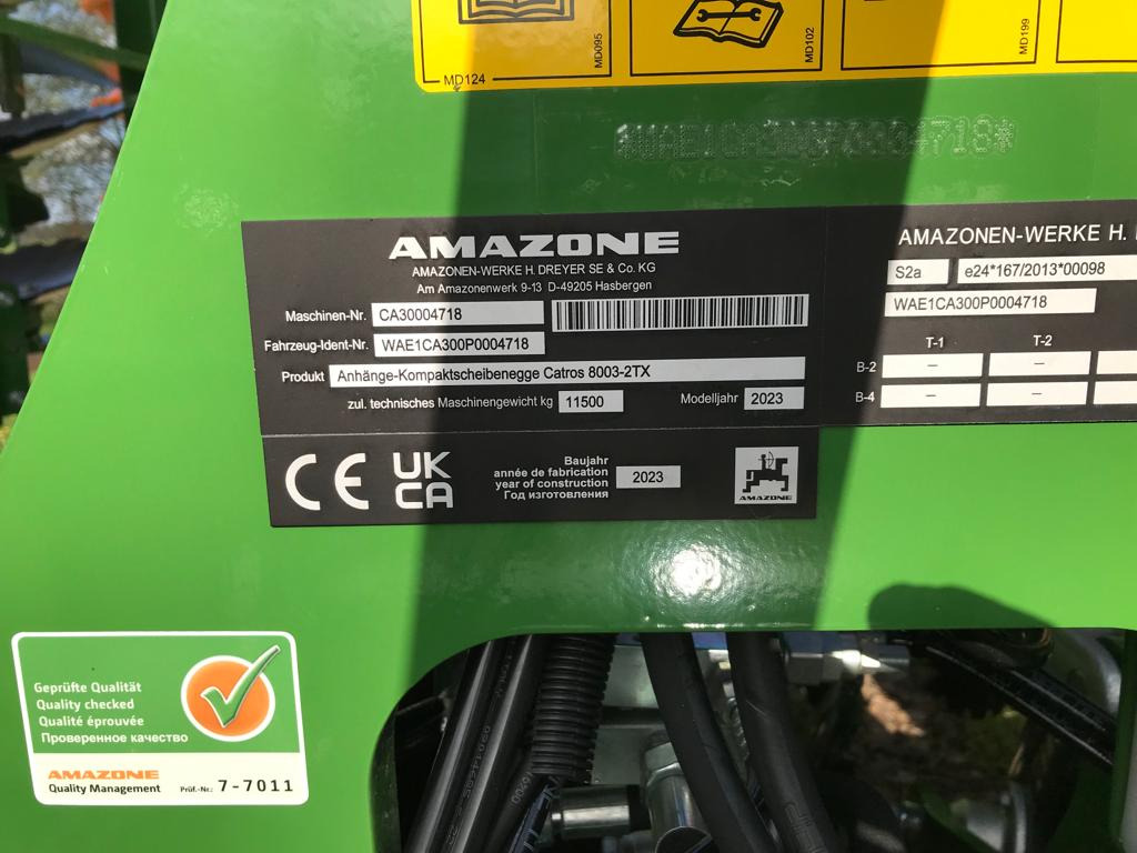 Amazone Catros 8003-2TX - Disc harrow: picture 4 Amazone Catros 8003-2TX - Disc harrow: picture 4