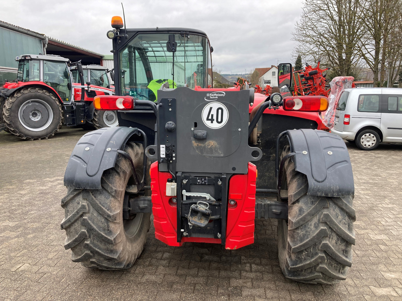 Telescopic handler Massey Ferguson Telekoplader TH 7038: picture 6