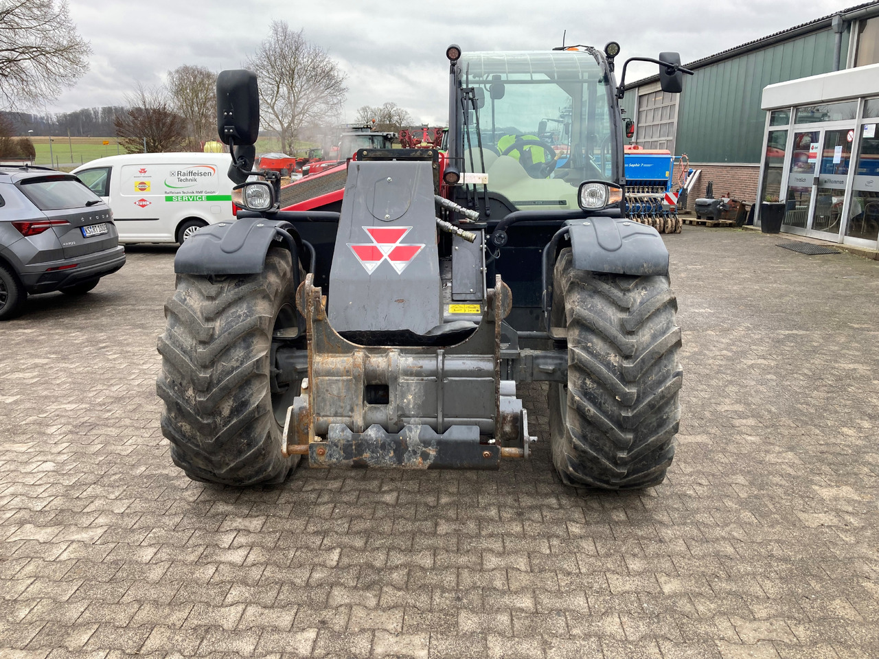 Telescopic handler Massey Ferguson Telekoplader TH 7038: picture 8