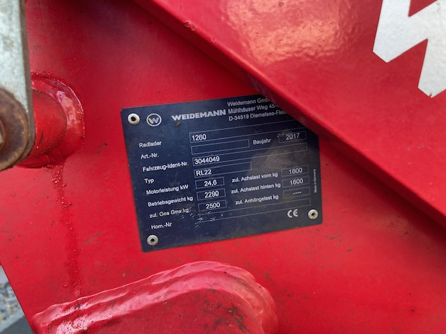 Weidemann 1260 Hoflader - Wheel loader: picture 2 Weidemann 1260 Hoflader - Wheel loader: picture 2