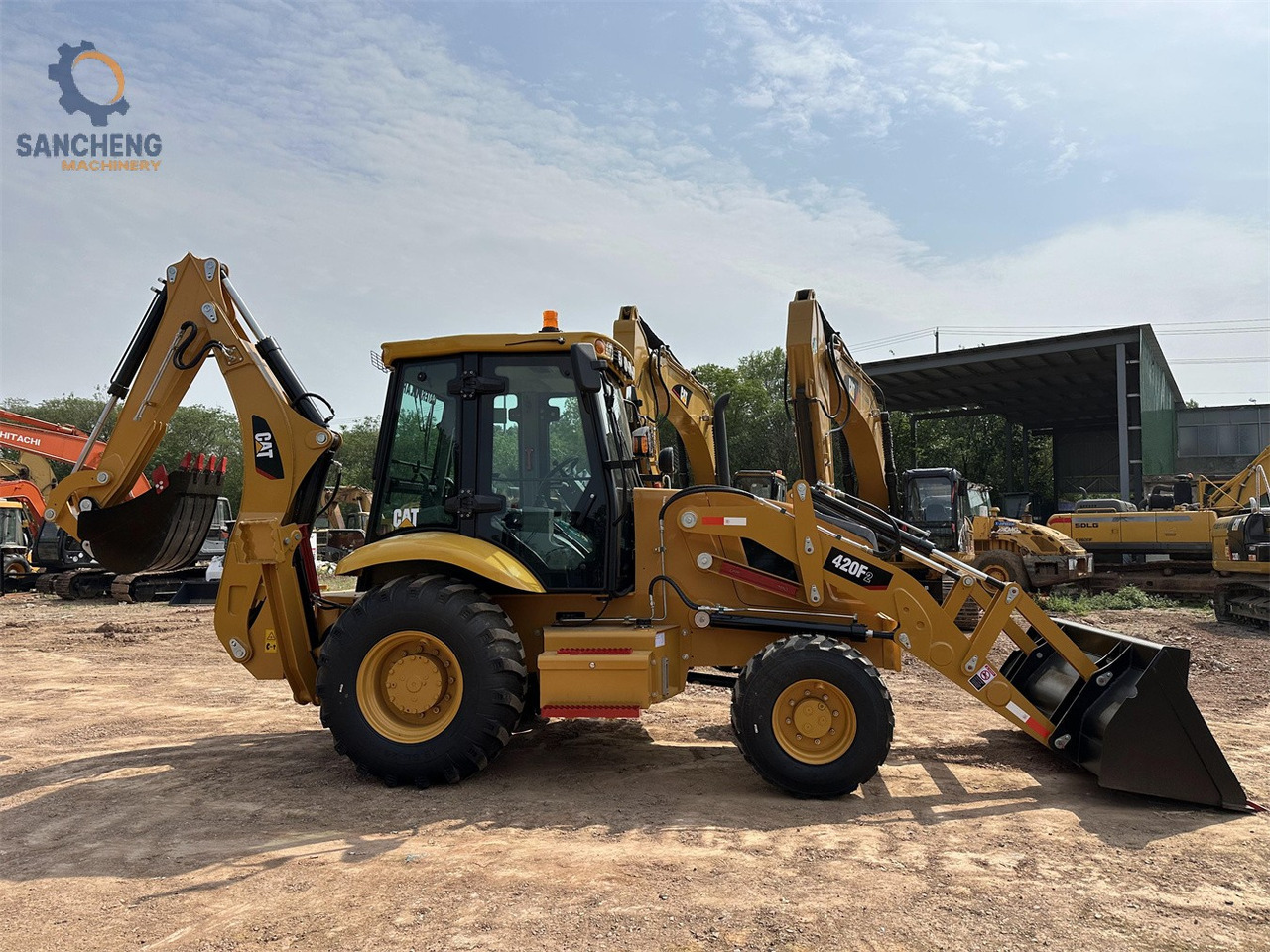 CAT 420F2 - Backhoe loader: picture 1 CAT 420F2 - Backhoe loader: picture 1