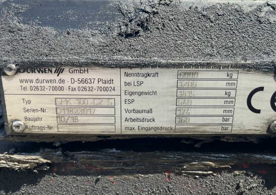 Durwen SPK100 C2S - Forks for Forklift: picture 2 Durwen SPK100 C2S - Forks for Forklift: picture 2