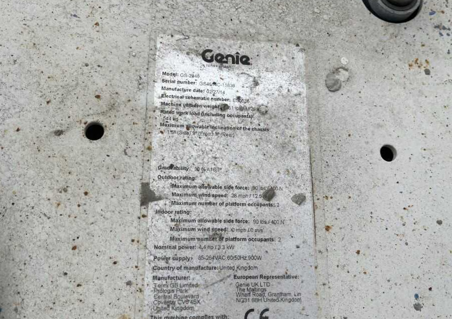 Genie GS-2046 - Scissor lift: picture 5 Genie GS-2046 - Scissor lift: picture 5