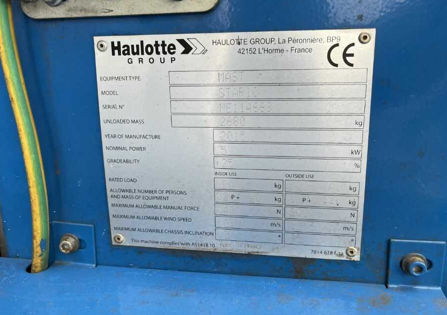 Haulotte STAR10 - Telescopic boom: picture 4 Haulotte STAR10 - Telescopic boom: picture 4