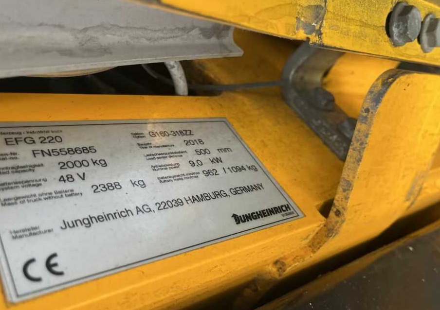 Jungheinrich EFG220 - Electric forklift: picture 4 Jungheinrich EFG220 - Electric forklift: picture 4