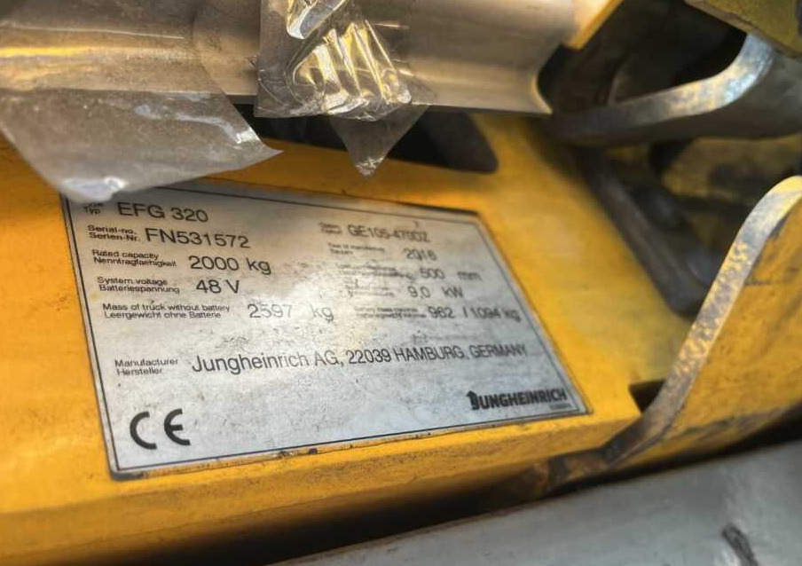 Jungheinrich EFG320 - Electric forklift: picture 4 Jungheinrich EFG320 - Electric forklift: picture 4