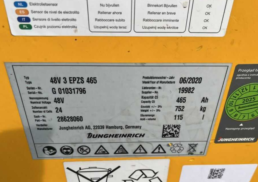 Reach truck Jungheinrich ETV110: picture 7