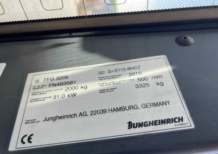 Jungheinrich TFG320s - LPG forklift: picture 4 Jungheinrich TFG320s - LPG forklift: picture 4