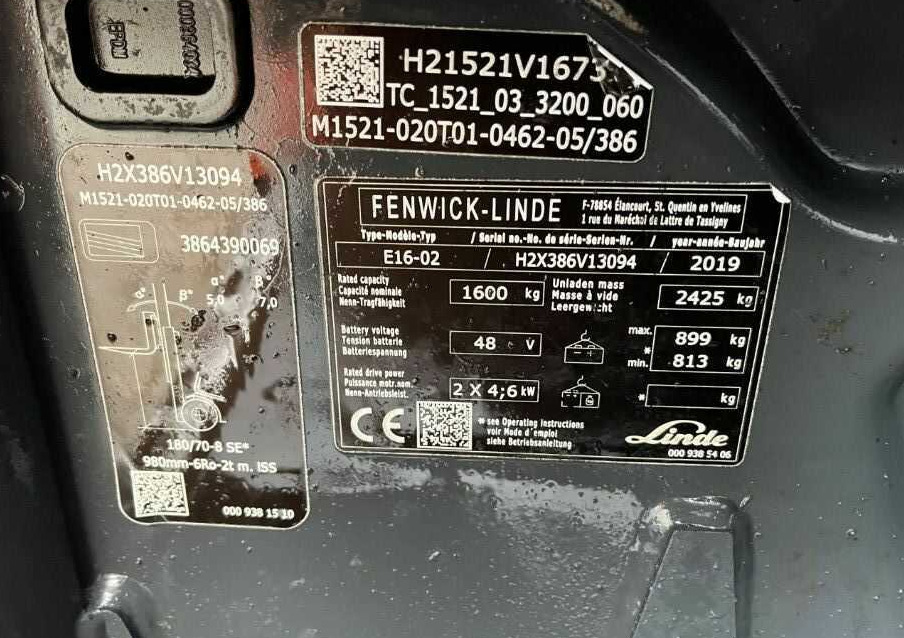 Linde E16-02 - Electric forklift: picture 4 Linde E16-02 - Electric forklift: picture 4