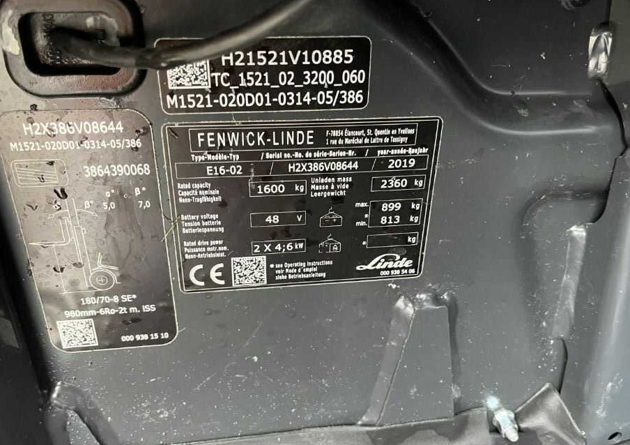 Linde E16-02 - Electric forklift: picture 4 Linde E16-02 - Electric forklift: picture 4