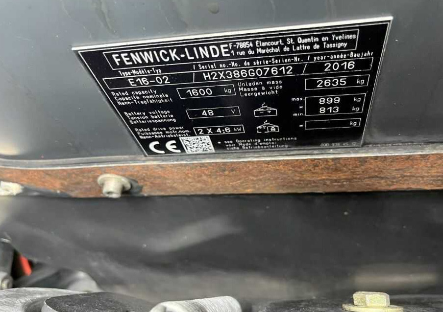 Linde E16C-02 - Electric forklift: picture 4 Linde E16C-02 - Electric forklift: picture 4