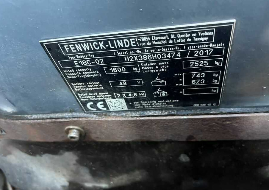 Linde E16C-02 - Electric forklift: picture 4 Linde E16C-02 - Electric forklift: picture 4