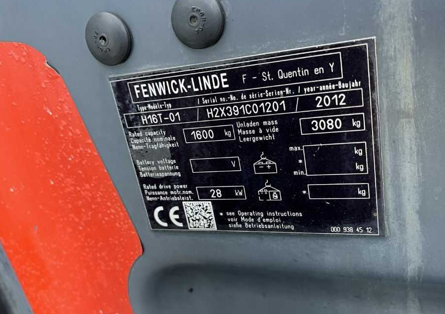 Linde H16T-01 - LPG forklift: picture 4 Linde H16T-01 - LPG forklift: picture 4