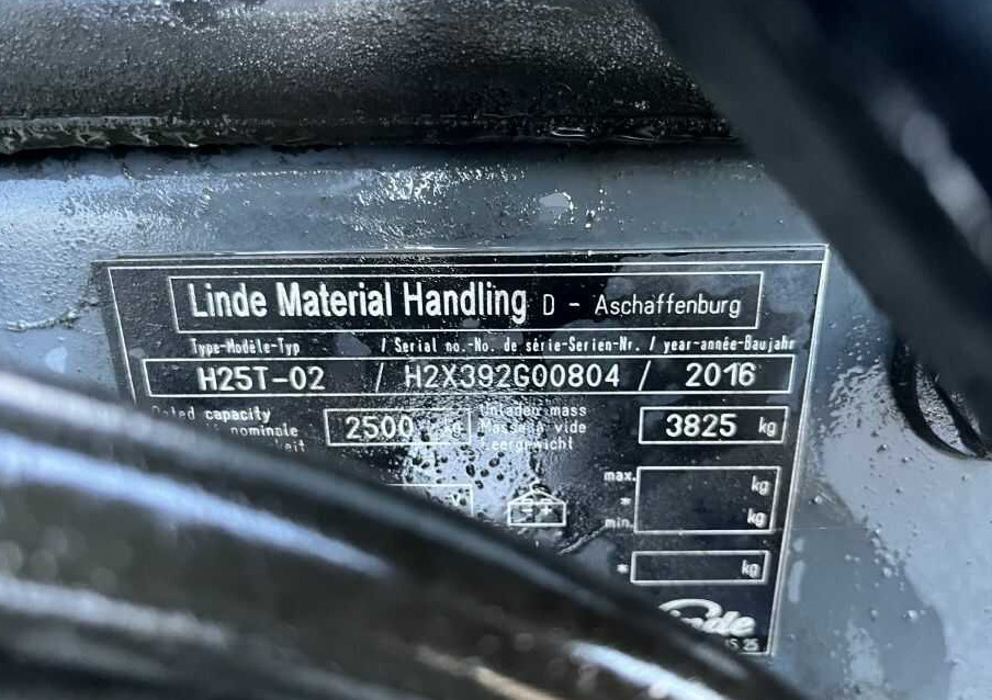 Linde H25T-02 - LPG forklift: picture 5 Linde H25T-02 - LPG forklift: picture 5