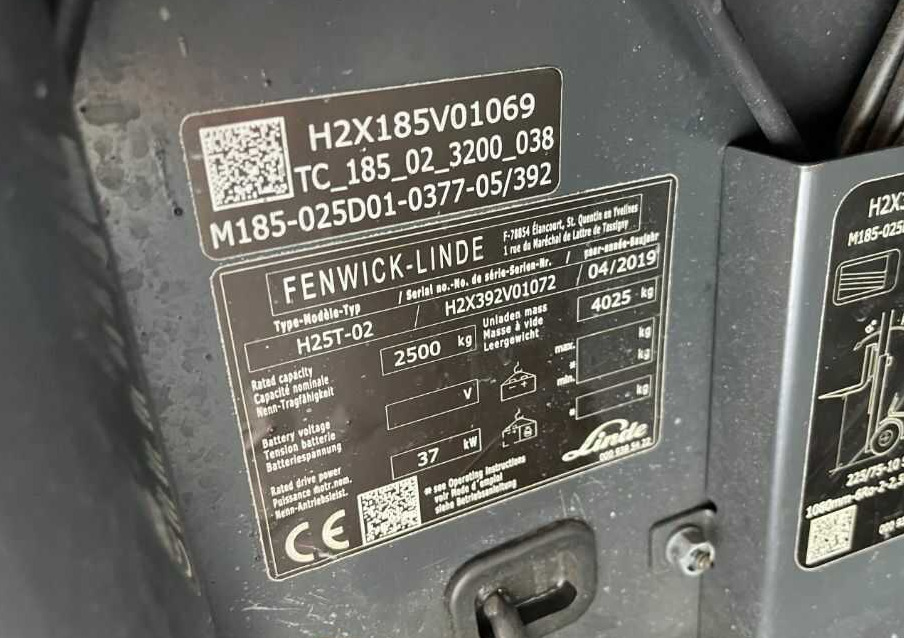 Linde H25T-02 - LPG forklift: picture 4 Linde H25T-02 - LPG forklift: picture 4