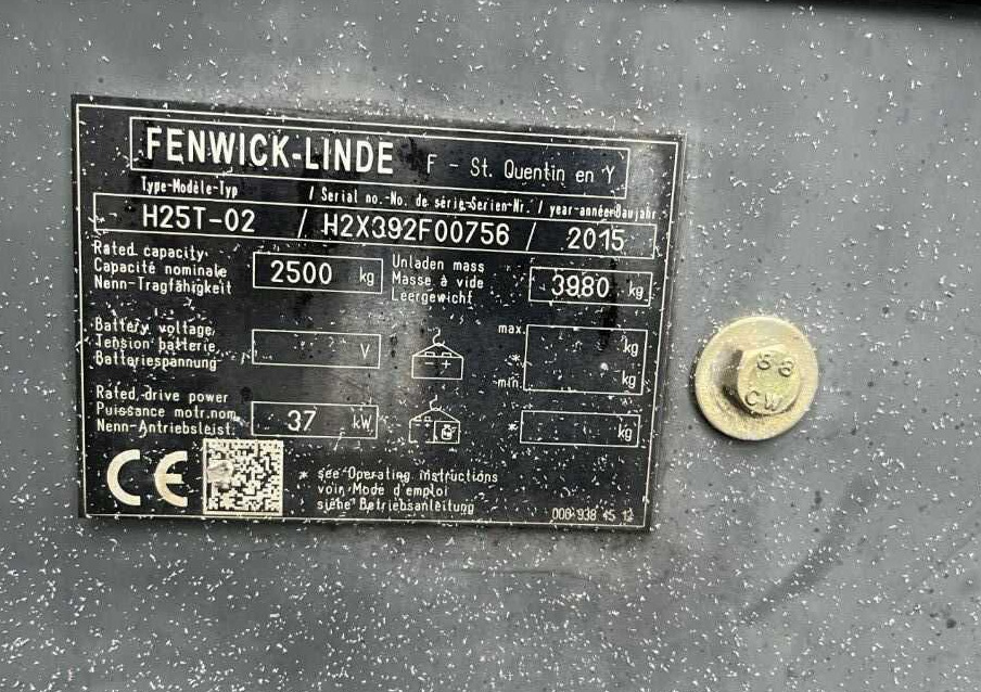 Linde H25T-02 - LPG forklift: picture 2 Linde H25T-02 - LPG forklift: picture 2