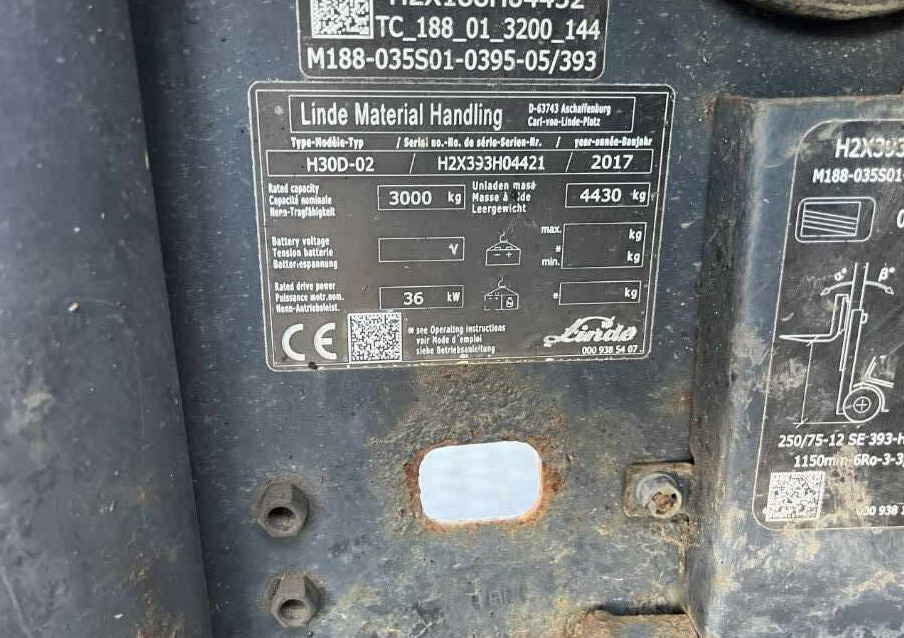 Linde H35D-02 - Diesel forklift: picture 4 Linde H35D-02 - Diesel forklift: picture 4