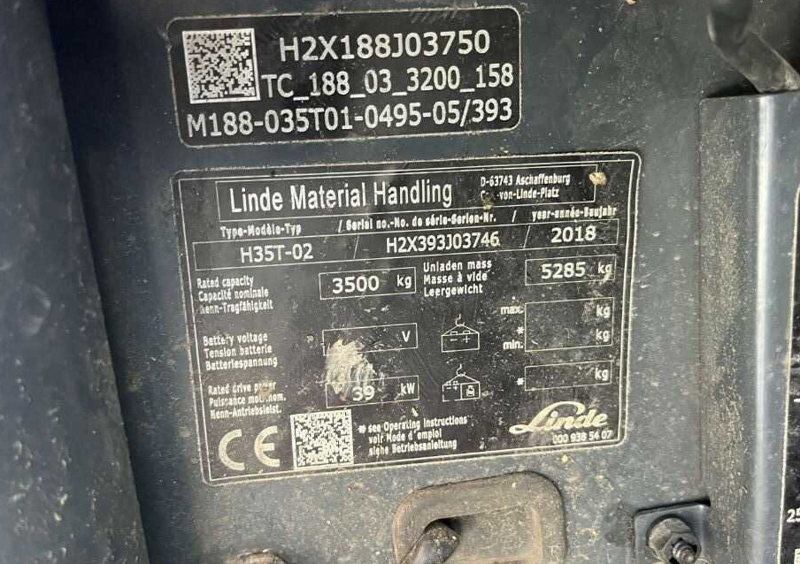 Linde H35T-02 - LPG forklift: picture 4 Linde H35T-02 - LPG forklift: picture 4