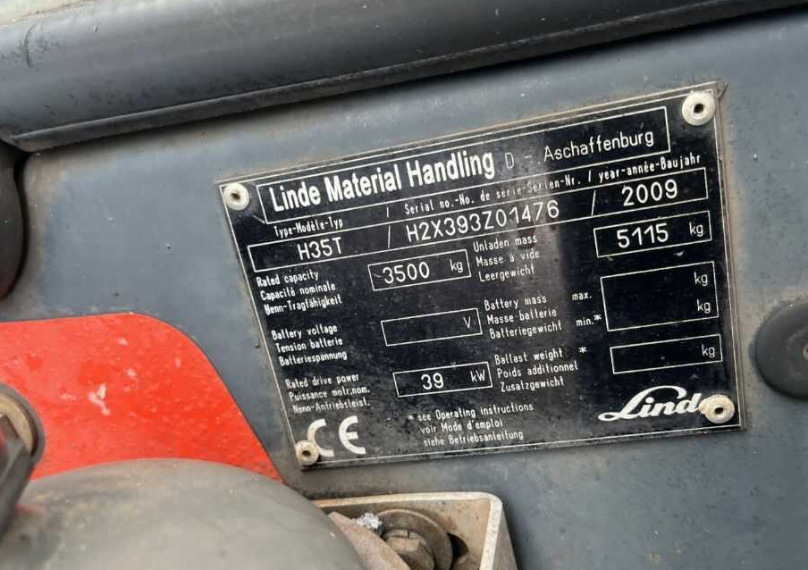 Linde H35T - LPG forklift: picture 4 Linde H35T - LPG forklift: picture 4