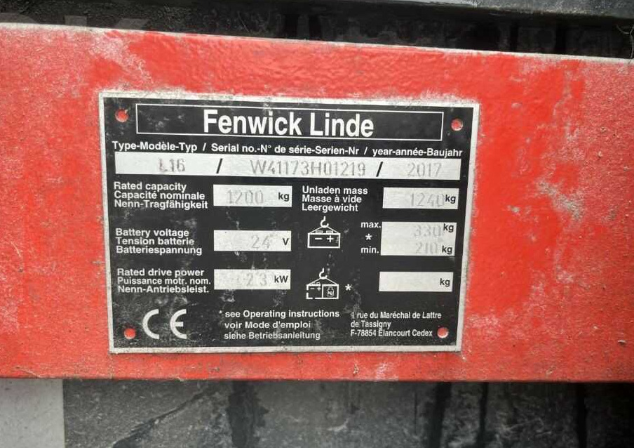 Linde L16i - Stacker: picture 4 Linde L16i - Stacker: picture 4