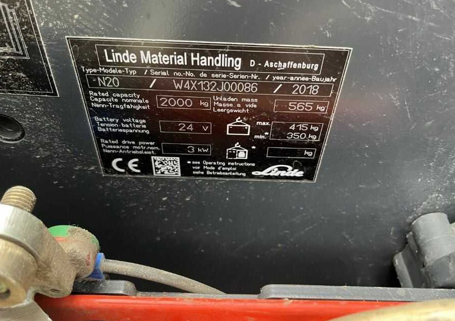 Linde N20 - Order picker: picture 4 Linde N20 - Order picker: picture 4