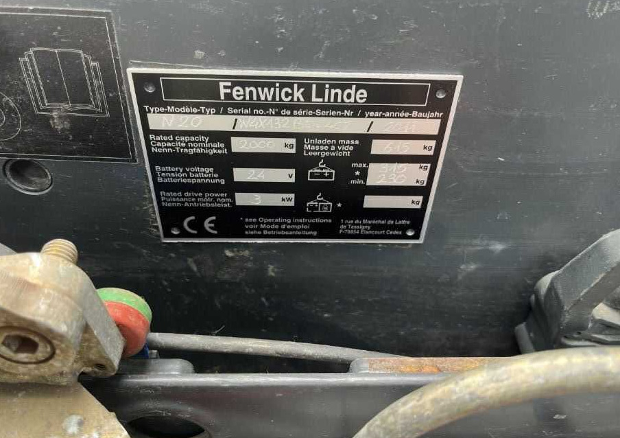 Linde N20 - Order picker: picture 4 Linde N20 - Order picker: picture 4