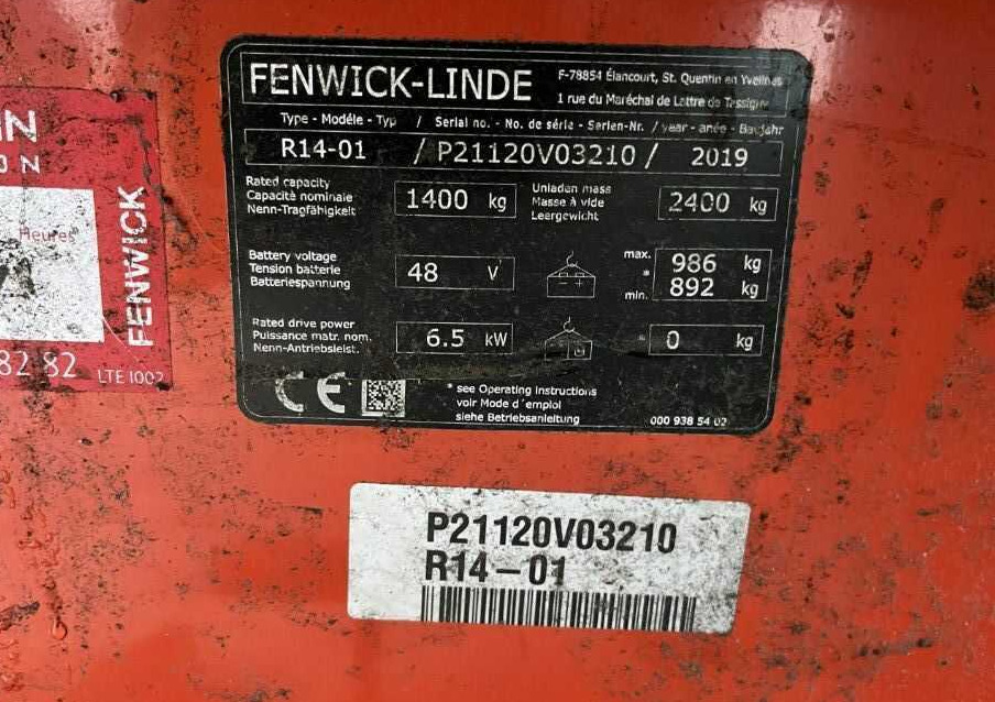 Linde R14-01 - Reach truck: picture 4 Linde R14-01 - Reach truck: picture 4