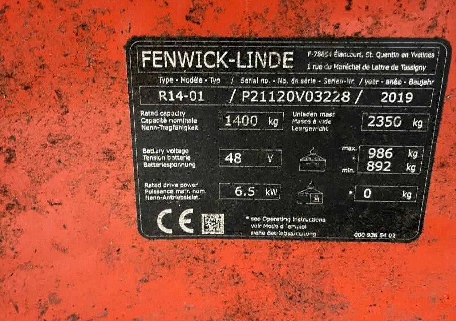 Linde R14-01 - Reach truck: picture 4 Linde R14-01 - Reach truck: picture 4