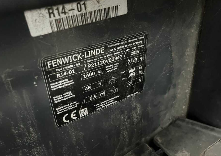 Linde R14-01 - Reach truck: picture 4 Linde R14-01 - Reach truck: picture 4