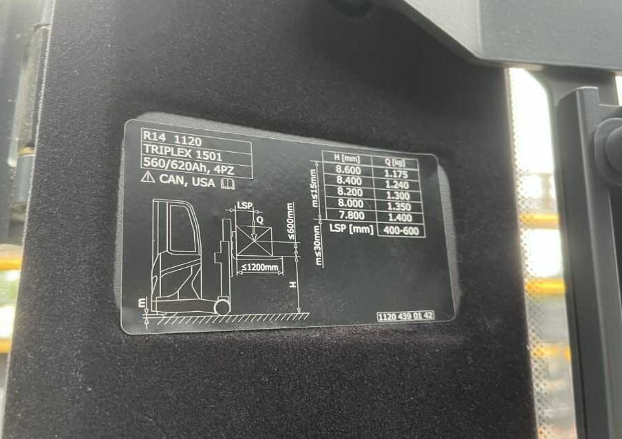 Linde R14-01 - Reach truck: picture 5 Linde R14-01 - Reach truck: picture 5