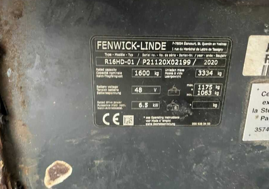 Linde R16HD-01 - Reach truck: picture 4 Linde R16HD-01 - Reach truck: picture 4