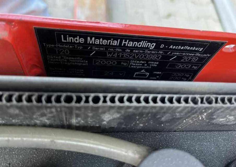 Linde T20 - Pallet truck: picture 5 Linde T20 - Pallet truck: picture 5