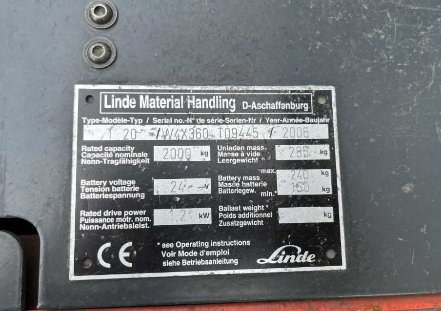 Linde T20 - Pallet truck: picture 4 Linde T20 - Pallet truck: picture 4