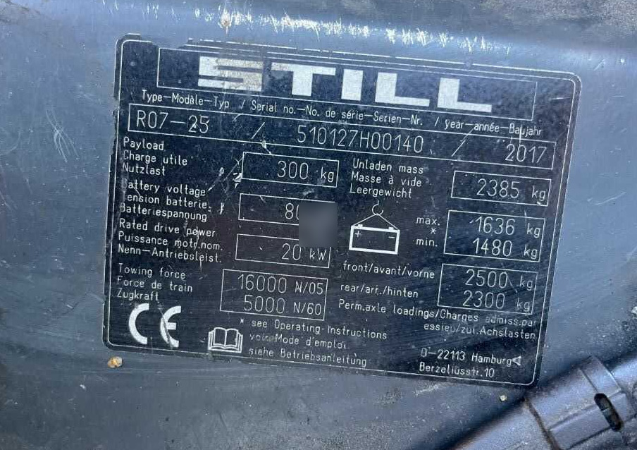 Still R07-25 - Tow tractor: picture 4 Still R07-25 - Tow tractor: picture 4
