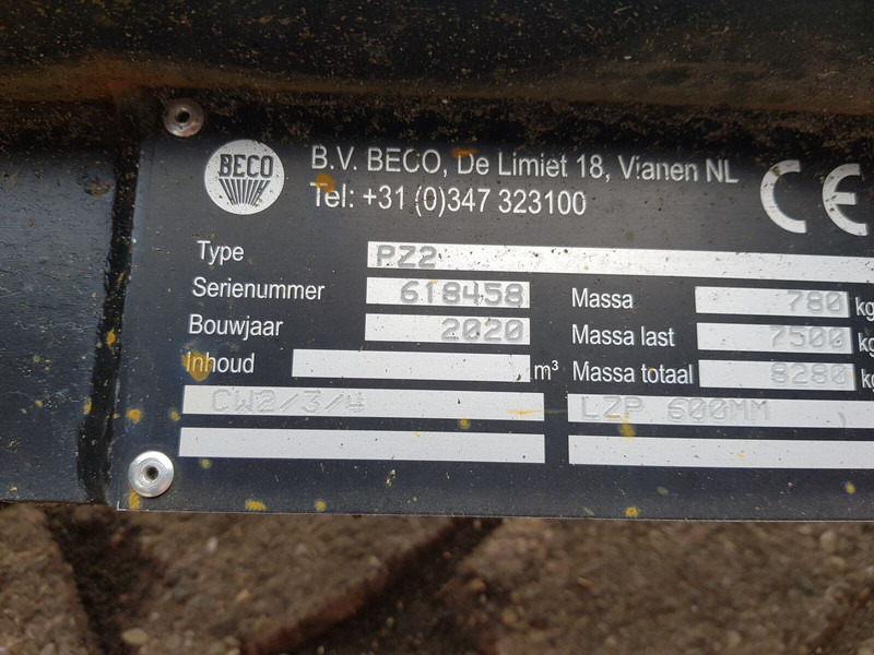 Beco PZ2 - Forks for Material handling equipment: picture 3 Beco PZ2 - Forks for Material handling equipment: picture 3