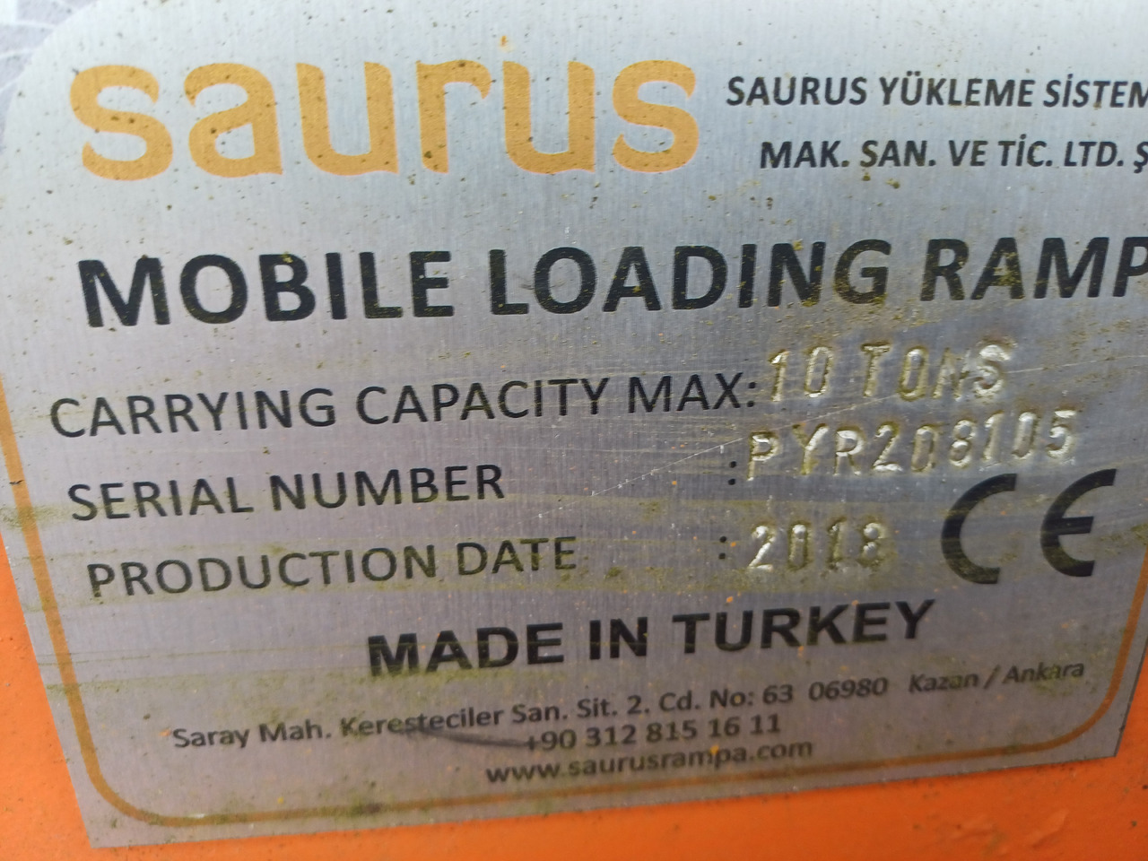 Saurus - Loading ramp: picture 3 Saurus - Loading ramp: picture 3