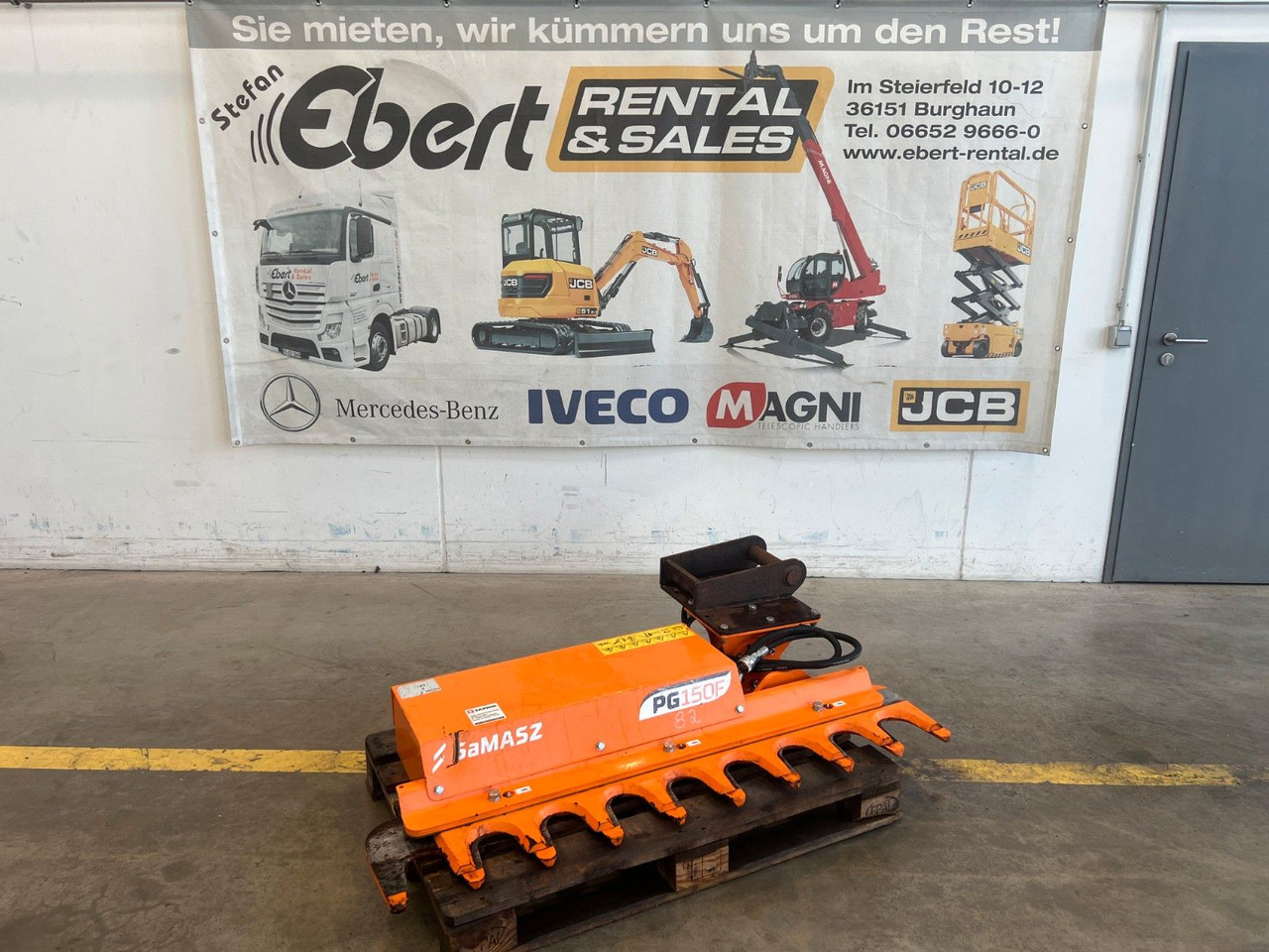 SaMASZ PG 150 F Astschere / MS03 / 1,50 / 2021 - Attachment for Construction machinery: picture 1 SaMASZ PG 150 F Astschere / MS03 / 1,50 / 2021 - Attachment for Construction machinery: picture 1