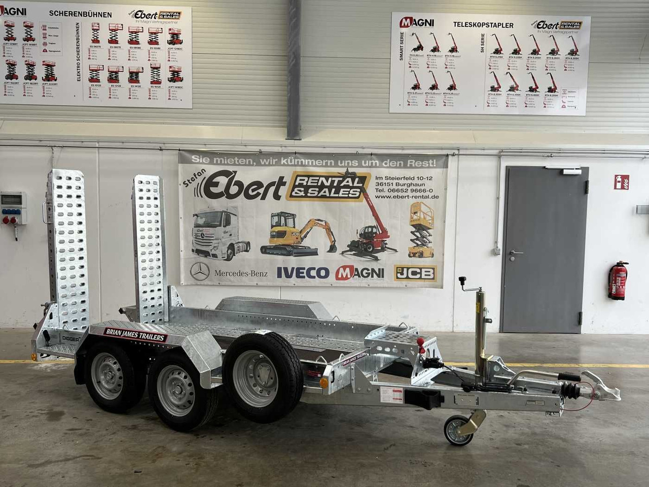 Brian James Cargo Digger Plant 2 / Länge: 2.800mm / 2.700kg - Low loader trailer: picture 1 Brian James Cargo Digger Plant 2 / Länge: 2.800mm / 2.700kg - Low loader trailer: picture 1