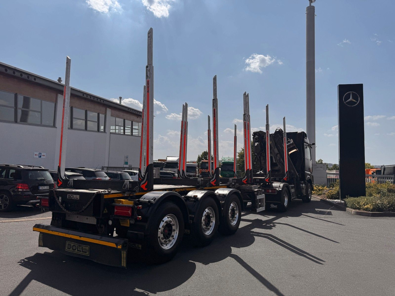 Doll H3L-14X Langholz Lift+Lenkachse - Timber semi-trailer: picture 1 Doll H3L-14X Langholz Lift+Lenkachse - Timber semi-trailer: picture 1