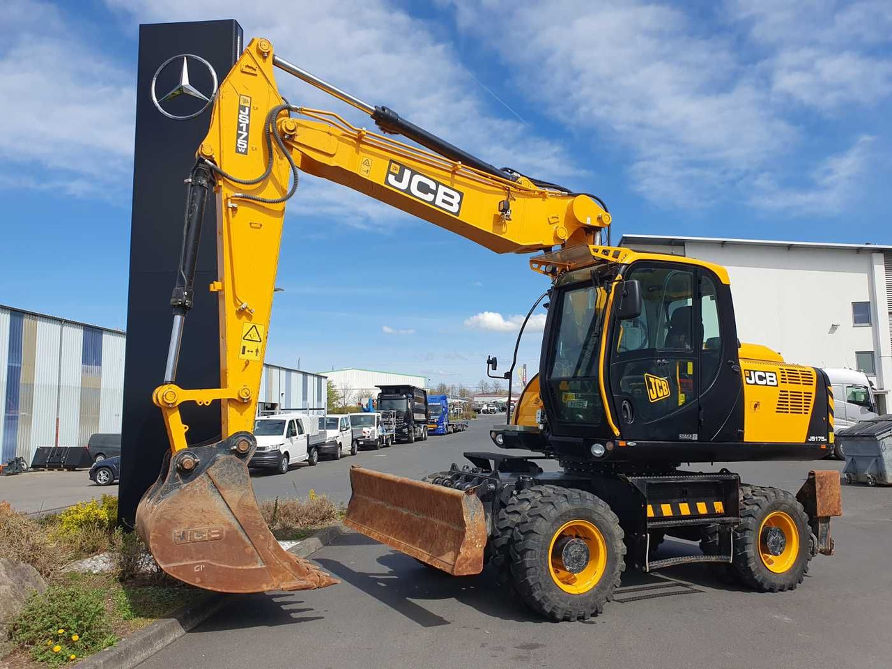 JCB JS 175 W / 2024 / nur 622h! / 1x Tieflöffel - Wheel excavator: picture 1 JCB JS 175 W / 2024 / nur 622h! / 1x Tieflöffel - Wheel excavator: picture 1