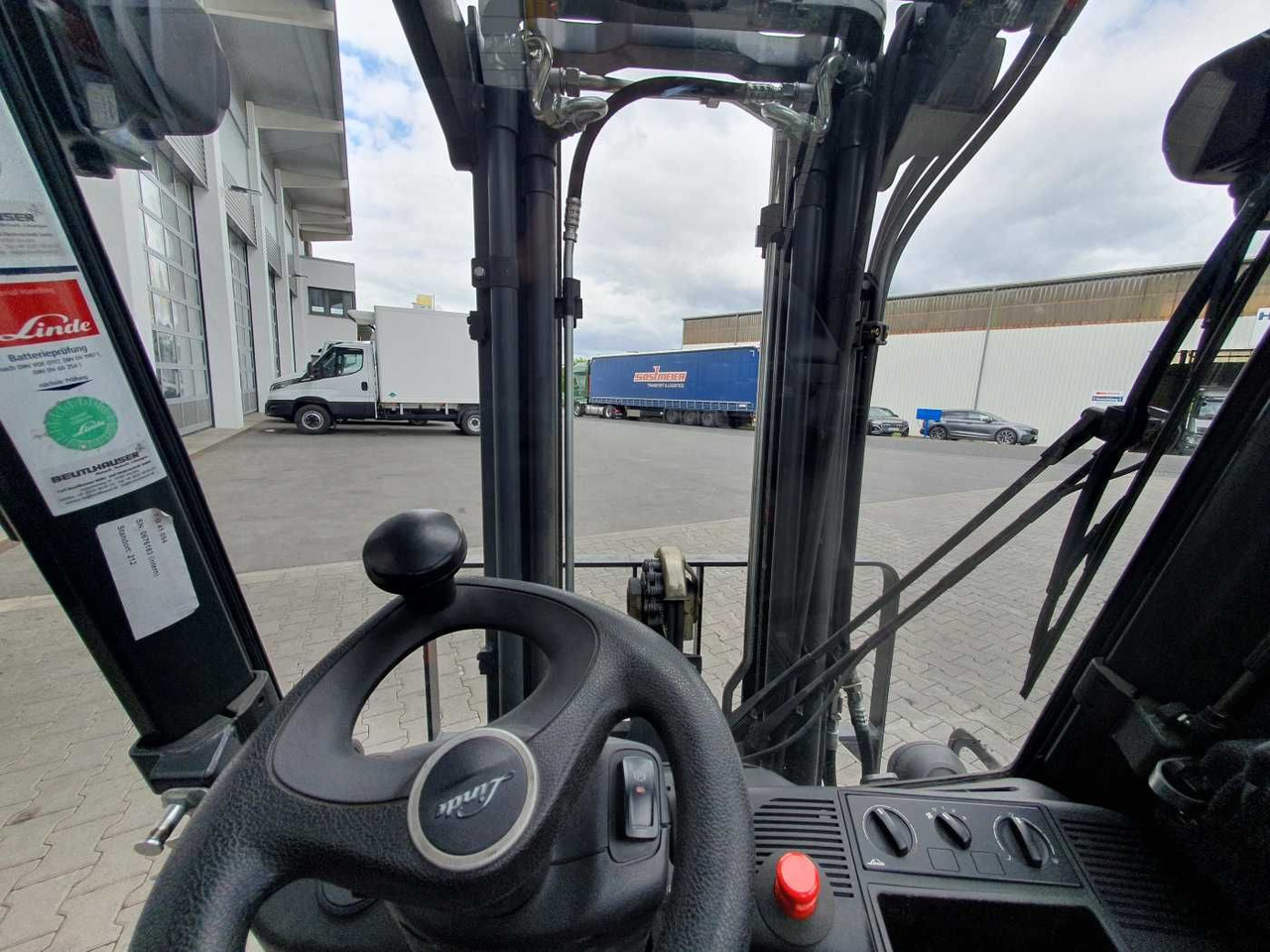 Electric forklift Linde E14 - 02 / Triplex: 4.00m! / SS / nur 1.777h!: picture 11