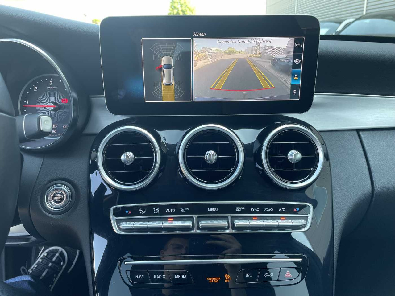 Car Mercedes-Benz C 220 d T 9G Avantgarde R-Kamera+AHK +Burmester+: picture 14
