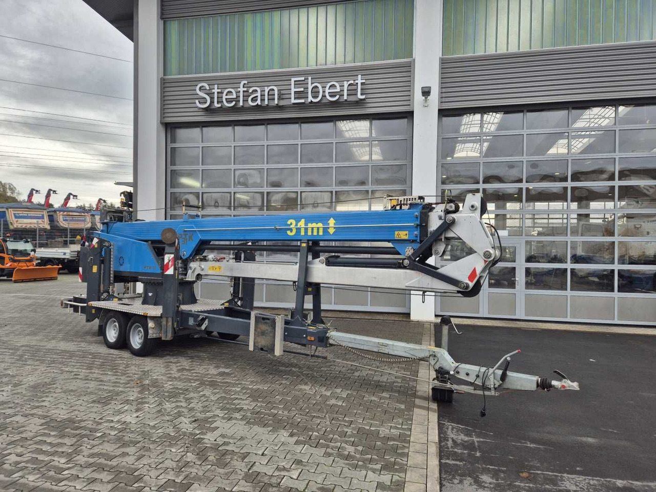 Paus PTK 31 Krananhänger Funk 1.602 Betriebsstun - Mini crane: picture 2 Paus PTK 31 Krananhänger Funk 1.602 Betriebsstun - Mini crane: picture 2